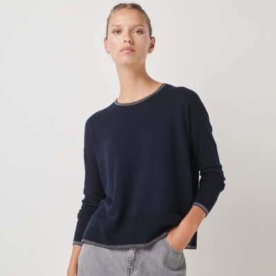 Sparkle Tipped Jumper with Recycled Cotton