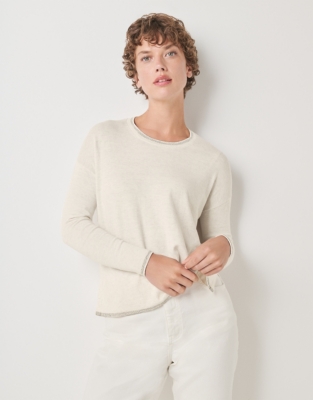 Sparkle Tipped Jumper with Recycled Cotton