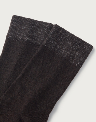 Sparkle Top Ankle Socks