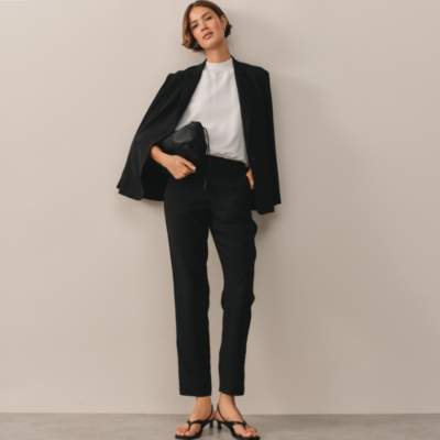 Sparkle Trim Tapered Trousers