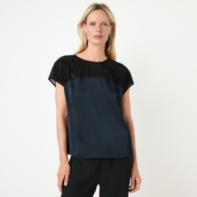 Sparkle Yoke Top