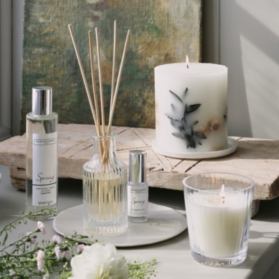 Spring Botanical Candle Medium Candles The White Company US