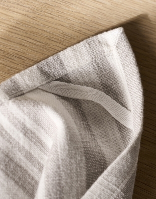 Spring Bulbs and Stripe Tea Towels – Set of 2