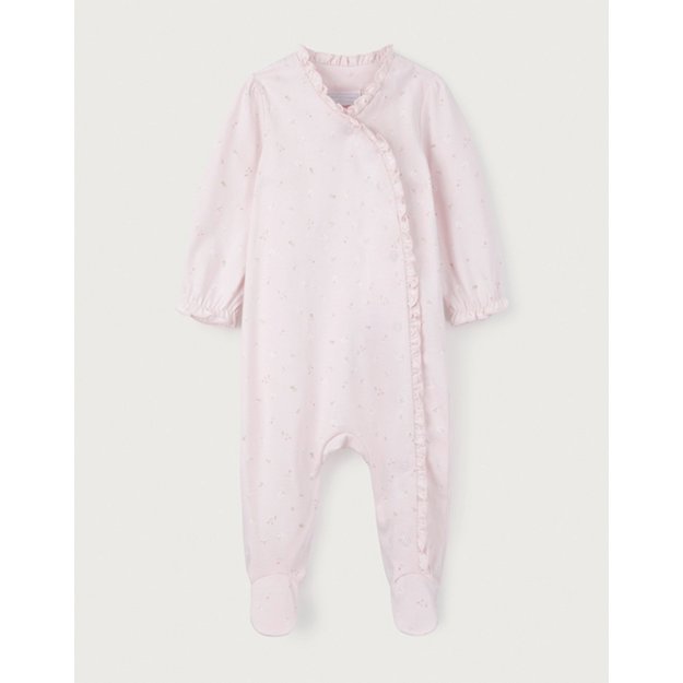 Spring Floral Frill Sleepsuit | Baby Sleepsuits | The White Company