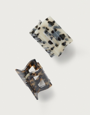 Square Resin Clips – Set of 2