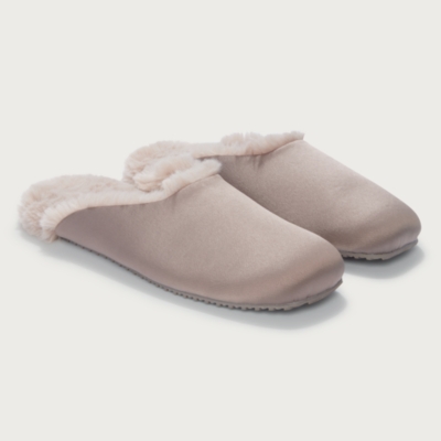 Square Toe Satin Ballet Slipper