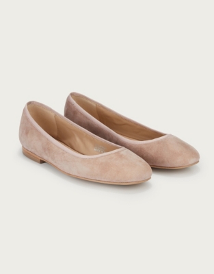 square toe ballet pumps