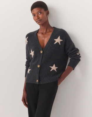 Star shop cardigan sweater