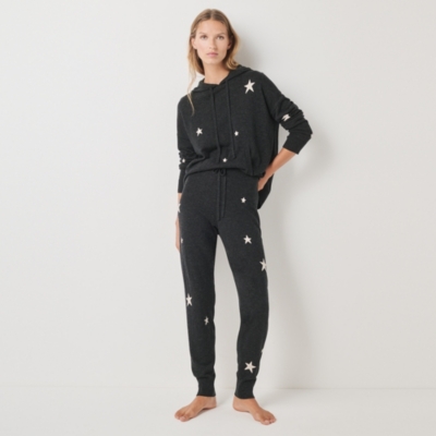 Star Cuffed Jogger with Cashmere