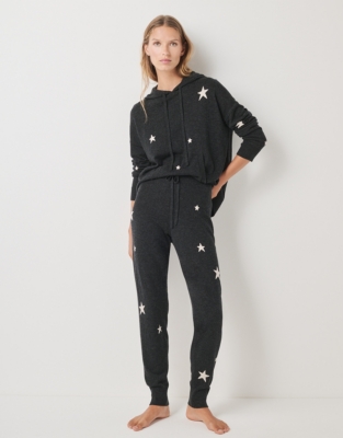 Star Cuffed Jogger with Cashmere