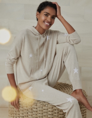 Star Hoodie With Cashmere