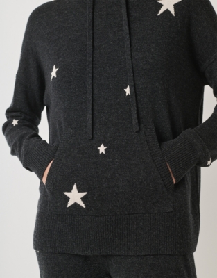 Star Hoodie with Cashmere