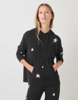 Star Hoodie with Cashmere