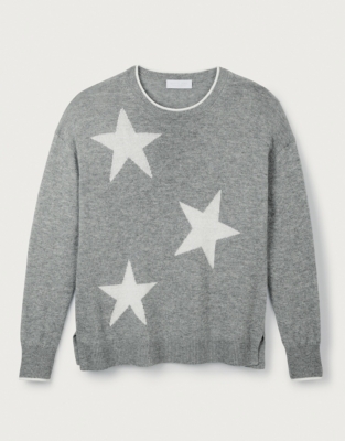 White company hot sale star jumper