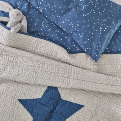 Star Quilted Throw Children's Bed Linen The White Company UK