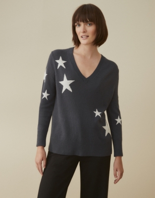 The white company outlet star jumper