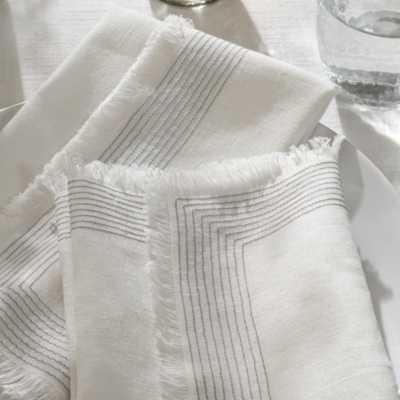 Stitch Border Napkins – Set of 4