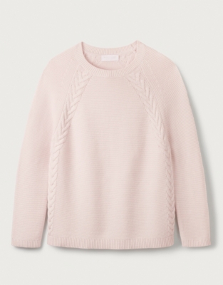 Stitch-Detail Organic-Cotton-Wool Jumper | Jumpers & Cardigans | The ...