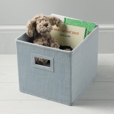 Storage Cube Blue Children's Home Sale The White Company UK