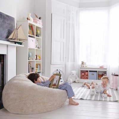 Storage Cube Blue Children's Home Sale The White Company UK