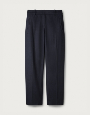 Straight-Leg Crop Trousers | Clothing Sale | The White Company UK