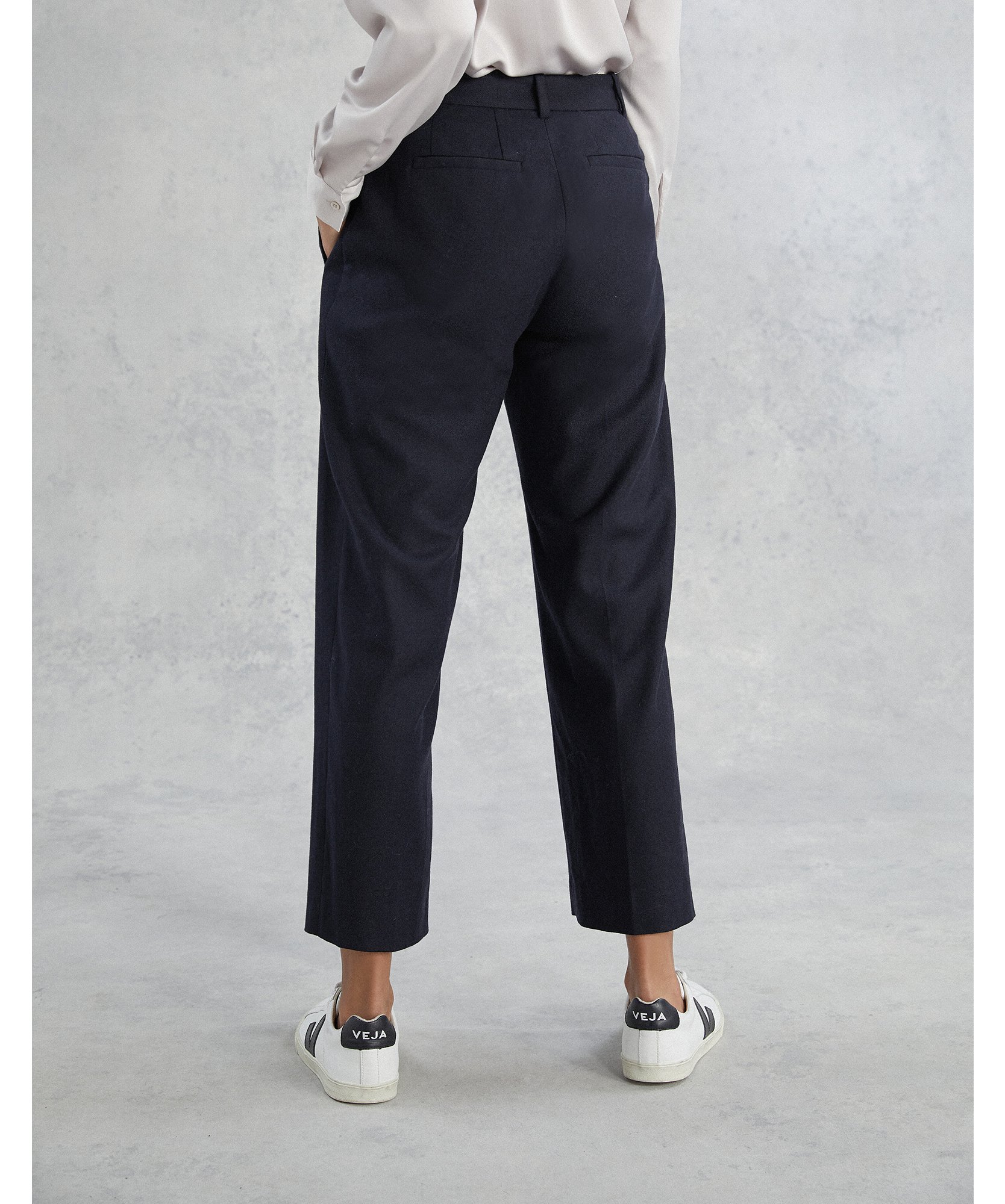 Straight-Leg Crop Trousers | Clothing Sale | The White Company UK