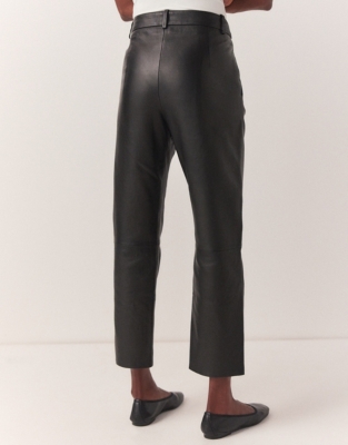 Straight Leg Leather Trousers, Clothing Sale