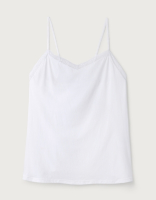 Strappy Lace Detail Cami | Clothing Sale | The White Company UK
