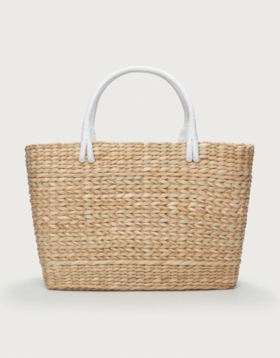 Straw Basket Bag | Bags & Purses | The White Company UK