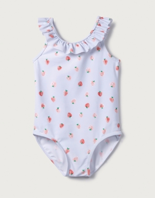 Strawberry Swimsuit (1-6yrs) | Girls' Clothing | The White Company US