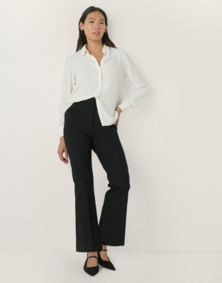 Stretch Kick Flare Trousers