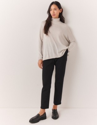 Roll Top Wide Leg Lounge Trousers