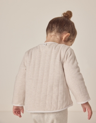 Stripe & Star Reversible Quilted Jacket (0–24mths)