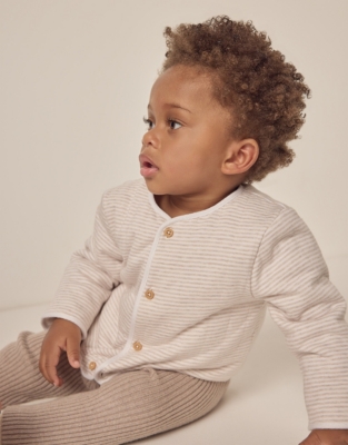 Stripe & Star Reversible Quilted Jacket (0–24mths)