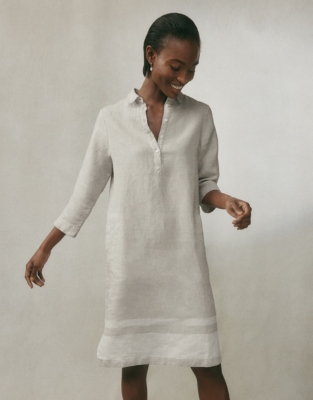 Linen t shop shirt dress