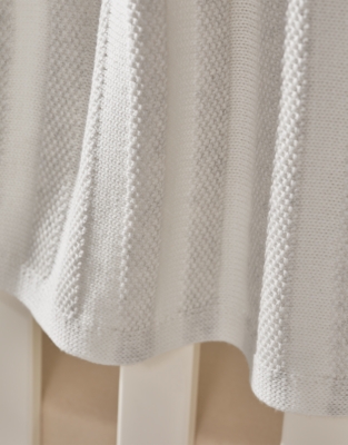 Stripe Cotton Cashmere Baby Blanket