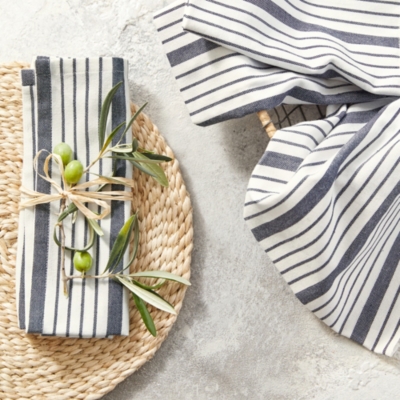 Stripe Cotton Napkins – Set of 4 