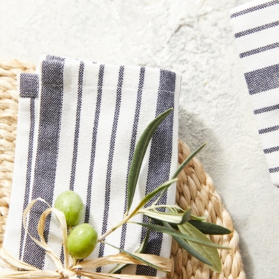 Stripe Cotton Napkins – Set of 4 