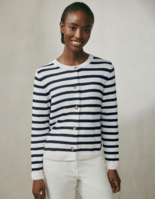 Cardigan stripe sale