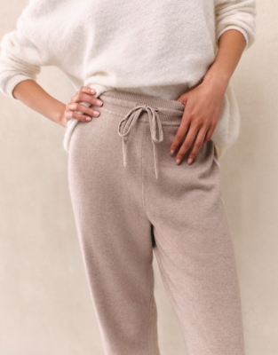 Stripe Detail Jogger with Cashmere