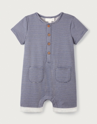 Stripe Jersey Romper (0–24mths)