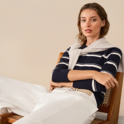 Stripe Jumper with Cotton