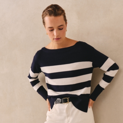 Stripe Jumper with Recycled Cotton