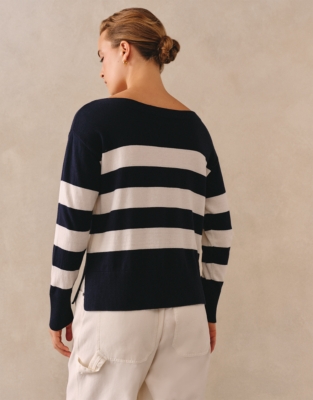 Stripe Jumper with Recycled Cotton