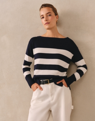 Stripe Jumper with Recycled Cotton