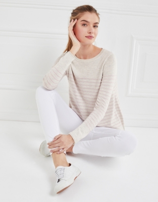 Stripe Swing Sweater | All Clothing Sale | The White Company US