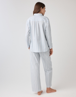 Striped Cotton Pajama Set