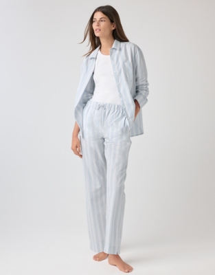 Striped Cotton Pajama Set