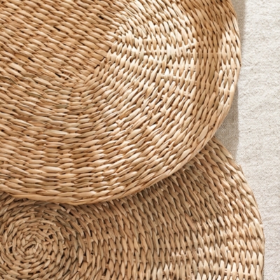 Stroud Oval Seagrass Placemat Table Linen & Accessories The White