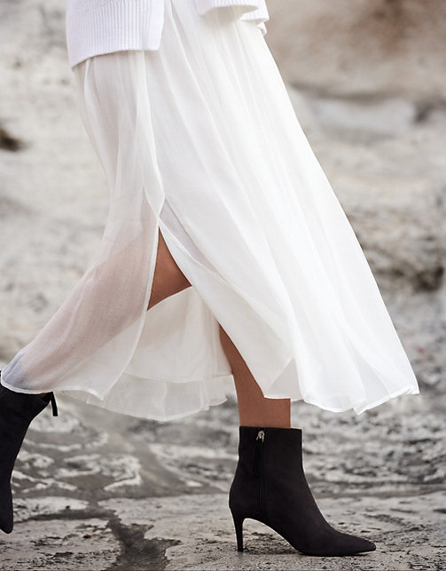 Suede Ankle Boots | Accessories Sale | The White Company UK